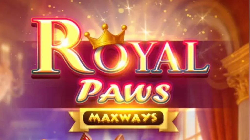Tampilan visual slot Royal Paws Maxways dengan tema taman istana mewah